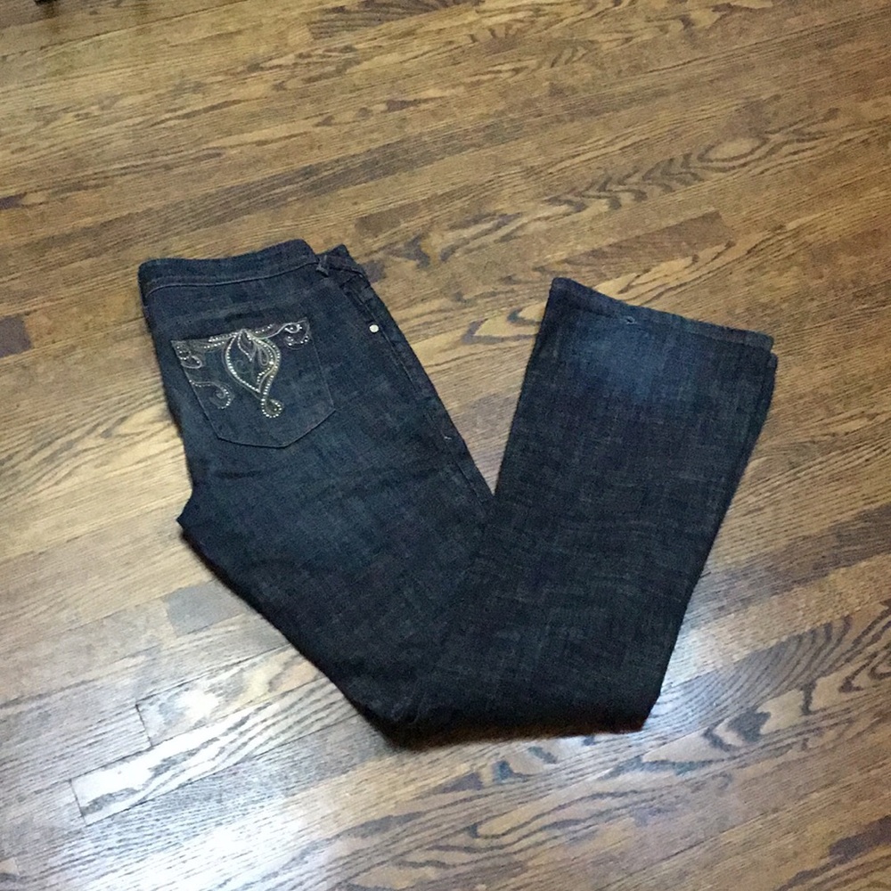 Bebe Dark Blue Boot Cut Jeans